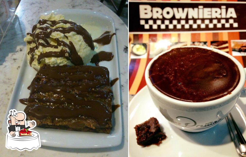 Brownieria oferece uma escolha de sobremesas