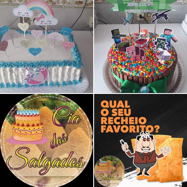 Comida em Casa Dos Salgados