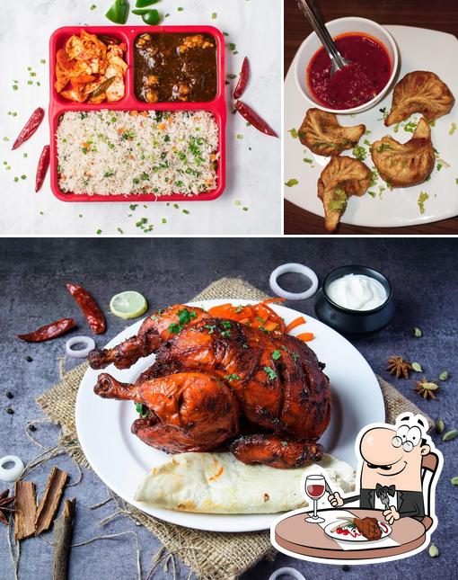 Combo Plates provides meat dishes