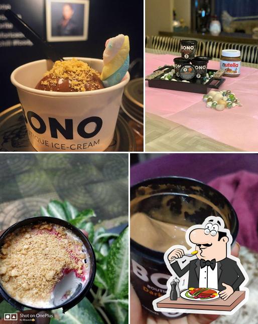 Food at Bono Boutique Ice Cream