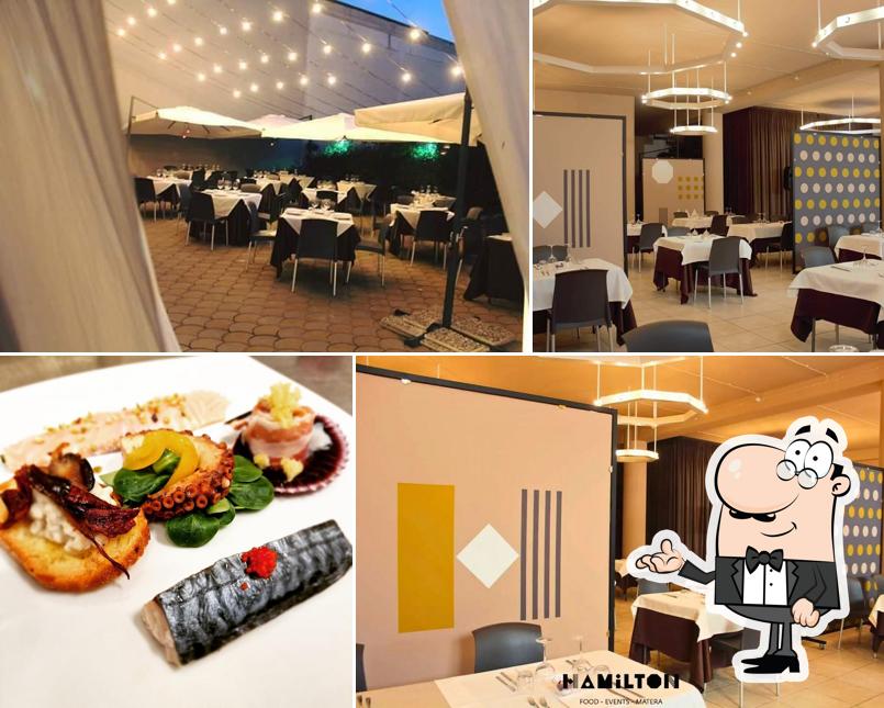 Gli interni di Hamilton ristorante per feste, compleanni ed eventi
