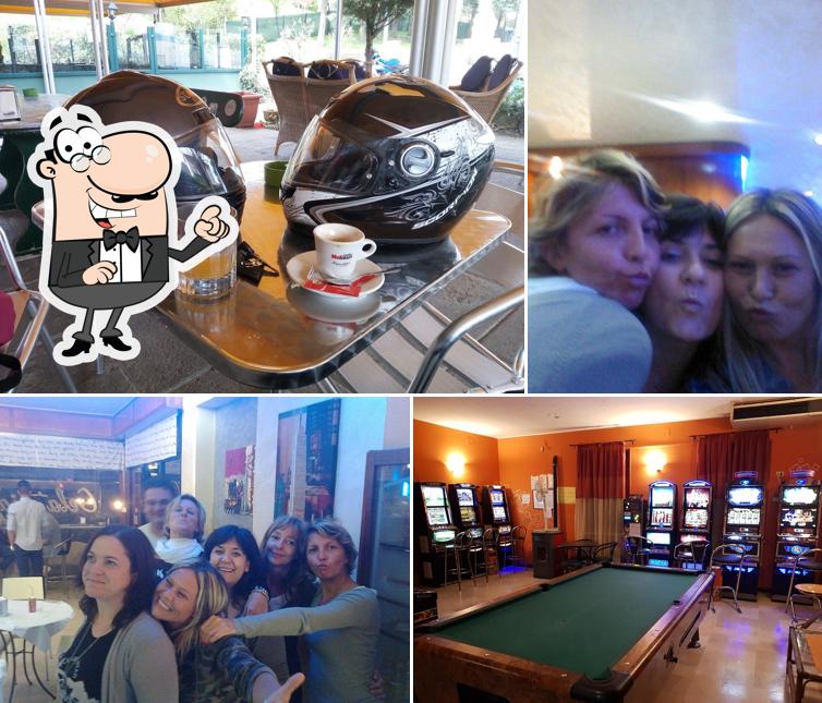Gli interni di Hobby Bar