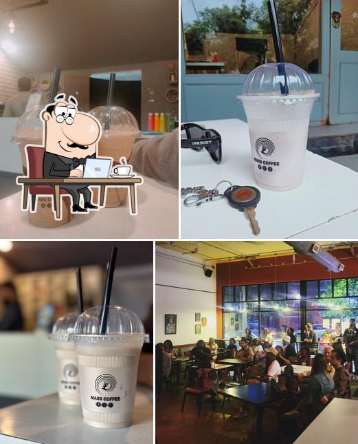 The photo of MARS COFFEE’s interior and food