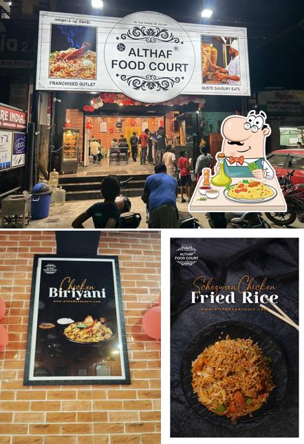 Among different things one can find food and exterior at Althaf Food Court Ambattur