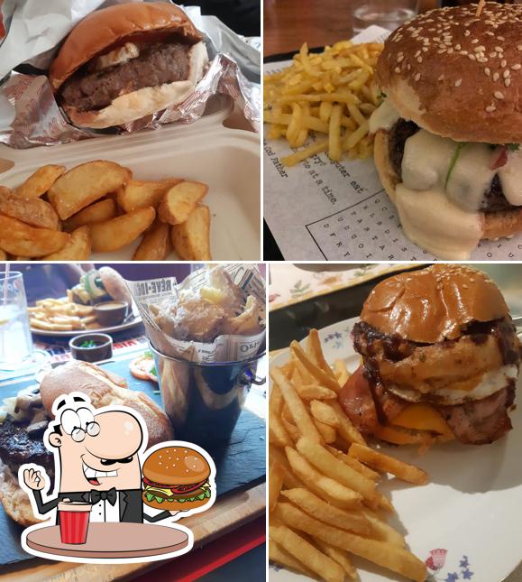 Hamburger at Buns N Fries