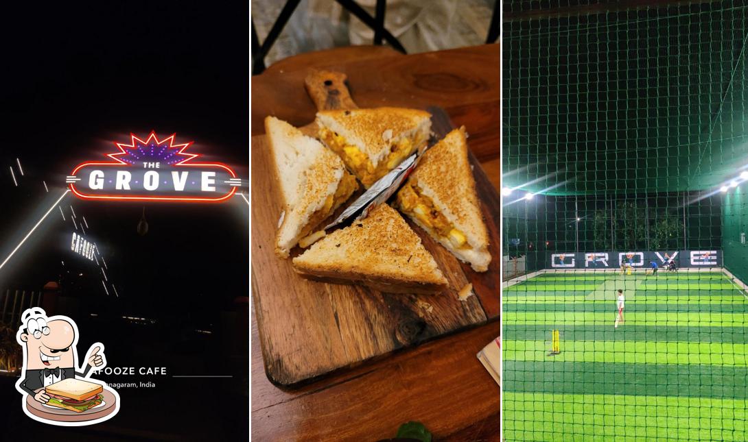 Grilled cheese sandwich at Cafooze Vizianagram