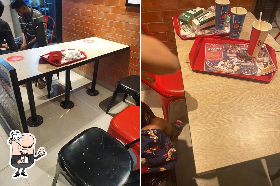 The interior of KFC Boduppal