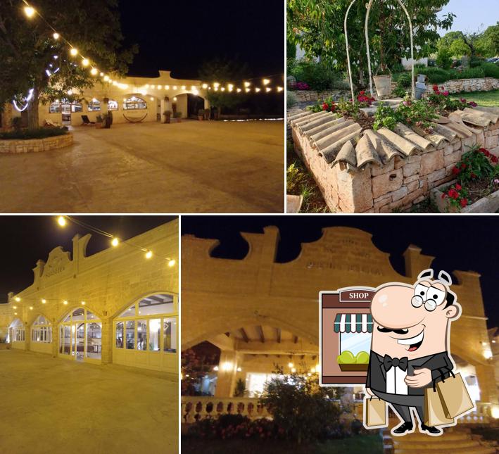 Puoi goderti l'aria fresca da seduto all'esterno di La Corte dei Peuceti - Peucetia