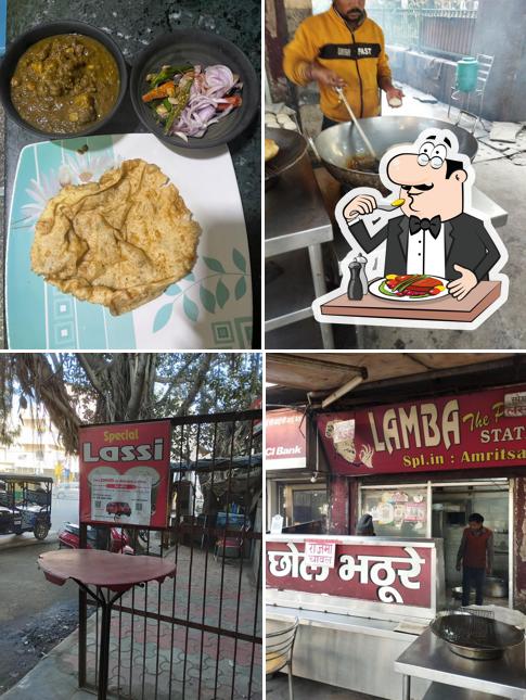 The photo of Lamba Chole Bhature’s food and interior