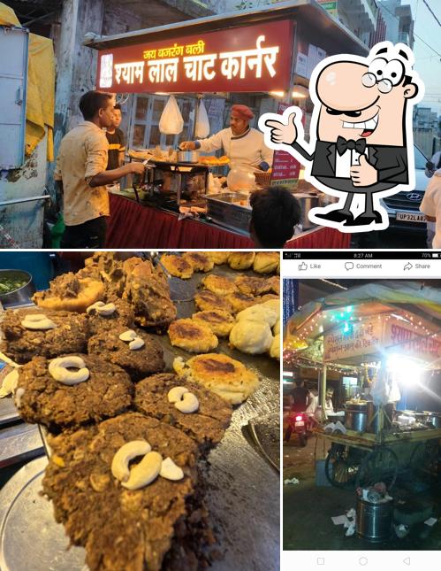 Look at the pic of Shyam Lal Chat Corner