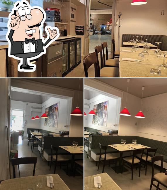 Gli interni di Trattoria San Lazzaro