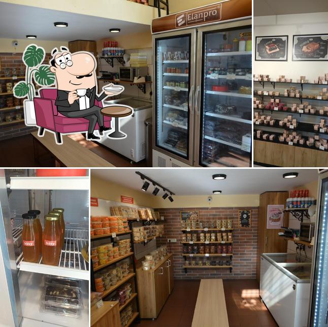 The interior of baky bakery