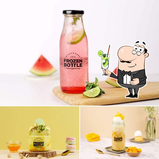 Enjoy a drink at Frozen Bottle - Milkshakes, Desserts And Ice Cream