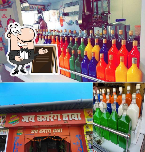 You can get some fresh air at the outside area of Jay Bajrang Dhaba