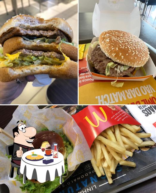 Peça um hambúrguer no McDonald's