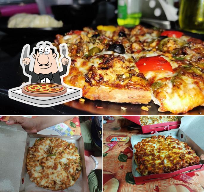 Order different kinds of pizza