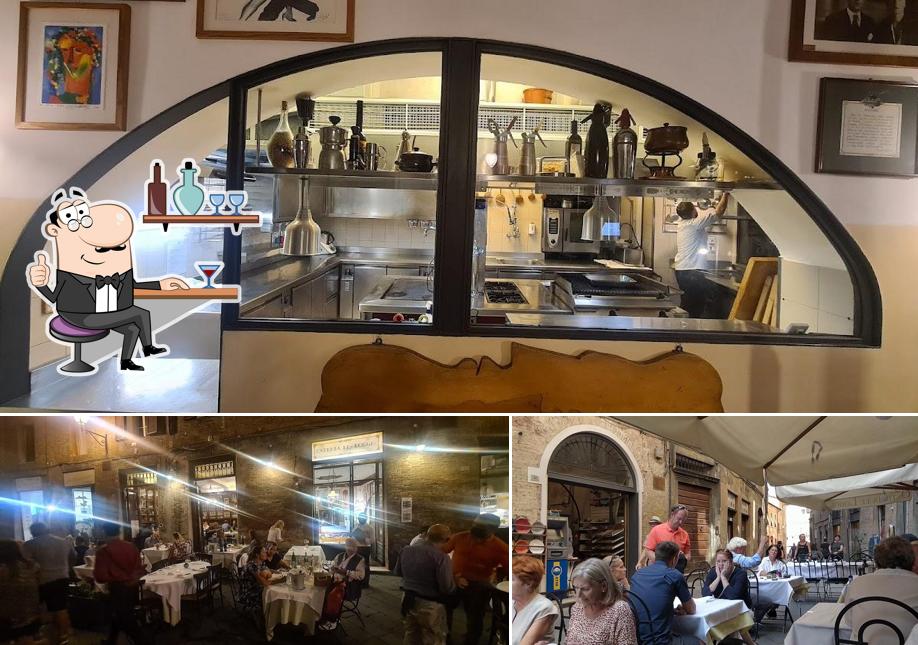 Dai un'occhiata agli interni di Osteria Le Logge