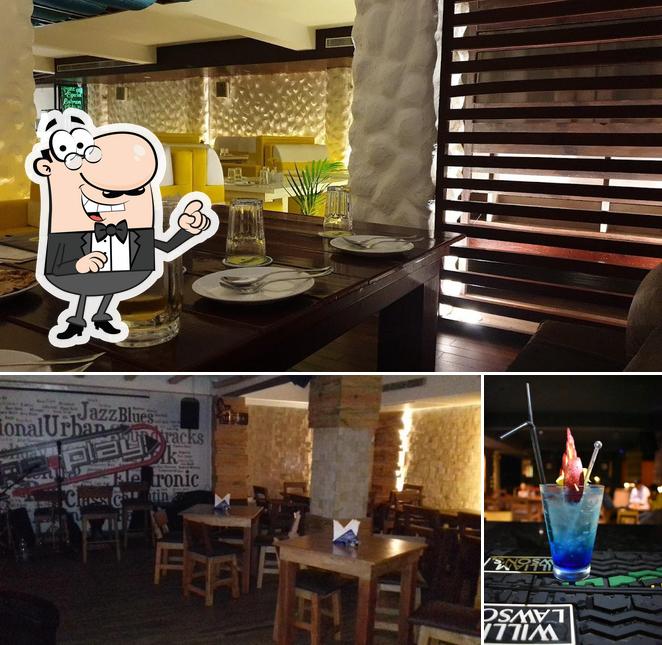 The photo of MINT The Resto-Bar Lounge’s interior and alcohol