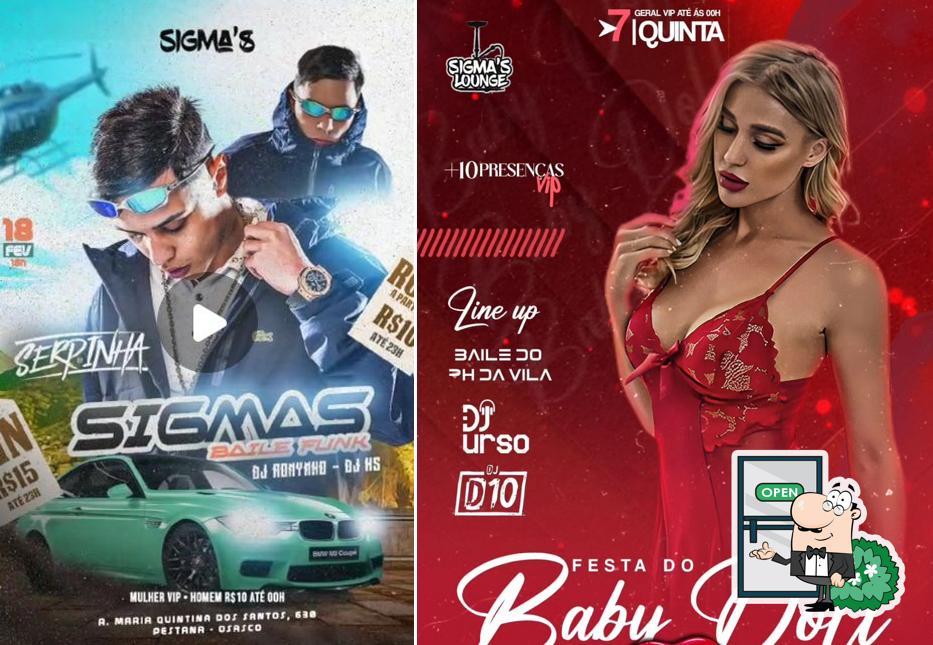 O exterior do Sigma's Lounge - Balada e Bar