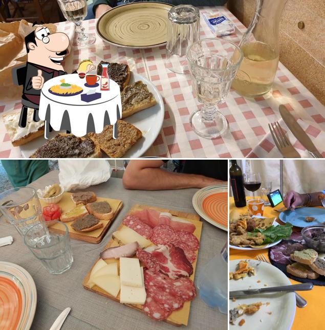 Piatto di formaggi al Bosco Del Velino