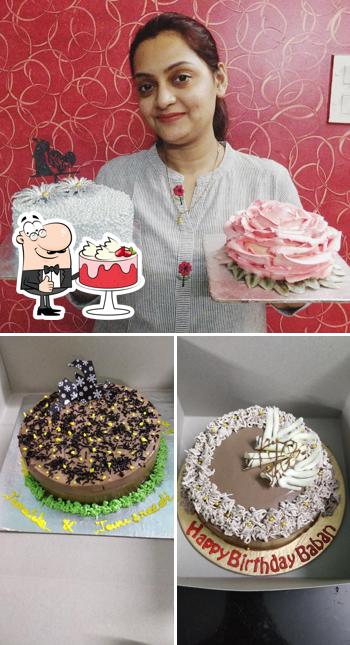 Here's a pic of Cosmos flavour by Mousumi-Customized,Home made cake, dryfruit cake, confectionery and best baking institute ,