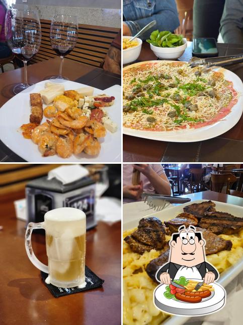 Camarões salteados em Fausto & Manoel