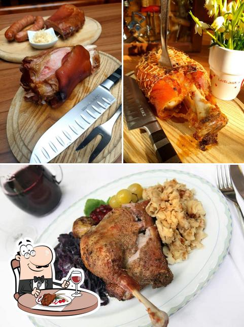 Prova i piatti di carne a Gostilna "Pri stričku"