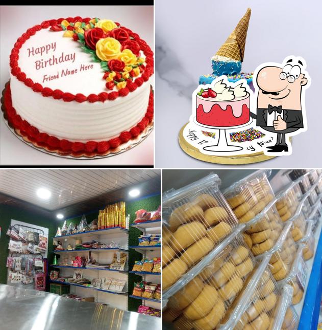 Red velvet cake at Oneness Bakery Cafe Best Eggless Cake Shop in Roorkee