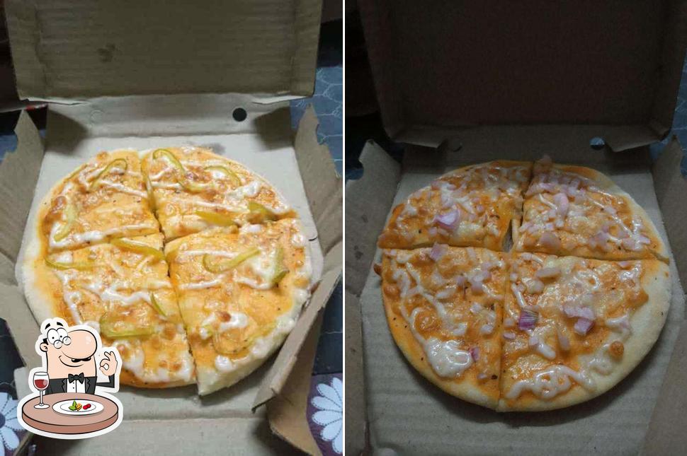 Food at Pizza Crown