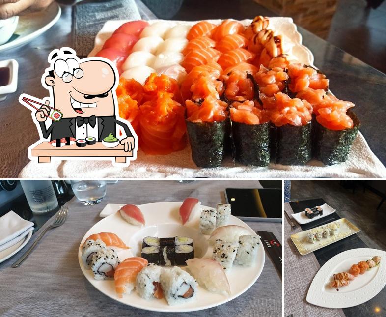 Prenditi le diverse opzioni di sushi