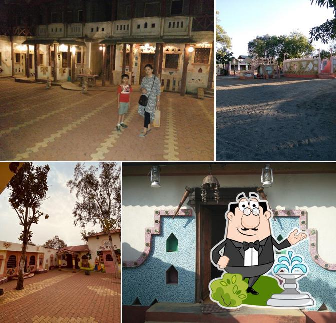 You can get some fresh air at the outside area of टिनूस् राजस्थानी ढाबा Tinu's Rajasthani Dhaba