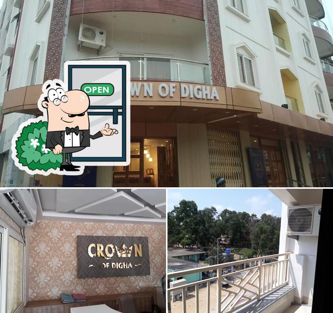 Take a look at the exterior of Hotel Crown