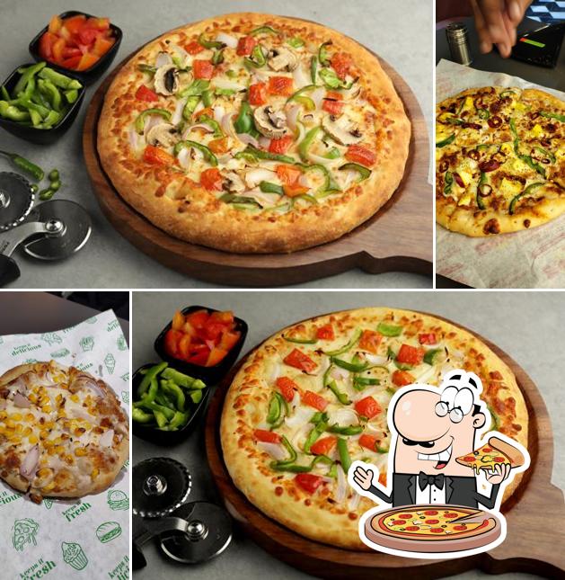 Order pizza at Angry Oven Pizza