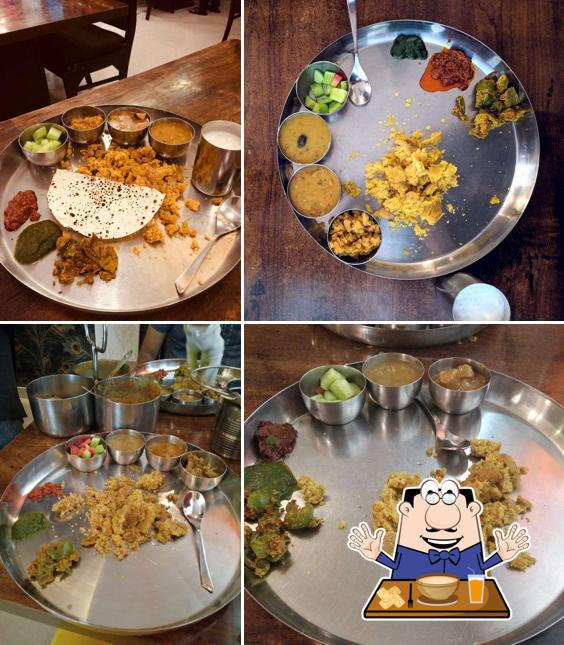 Food at Krishna Dal Bati Restro