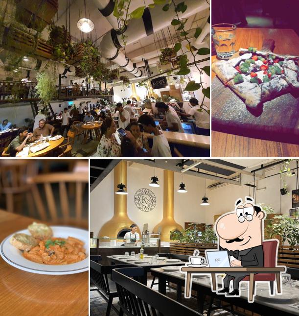 The interior of K's Charcoal