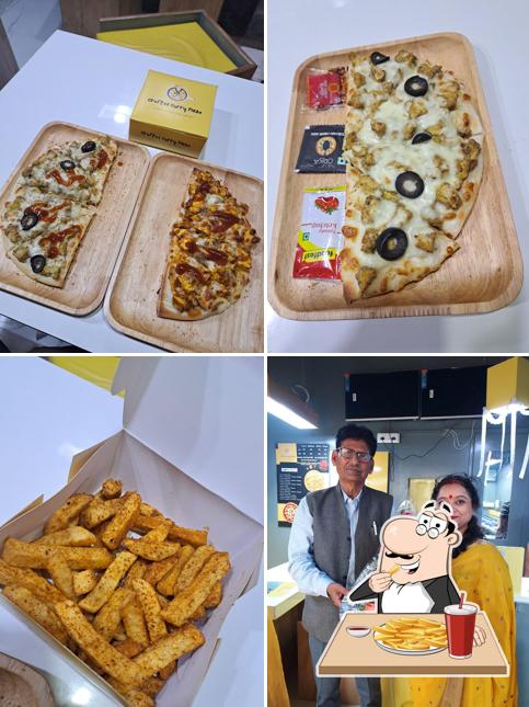 French fries at Crafted Curry Pizza