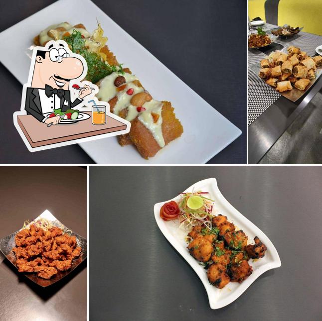 Food at Cups 'N' Plates