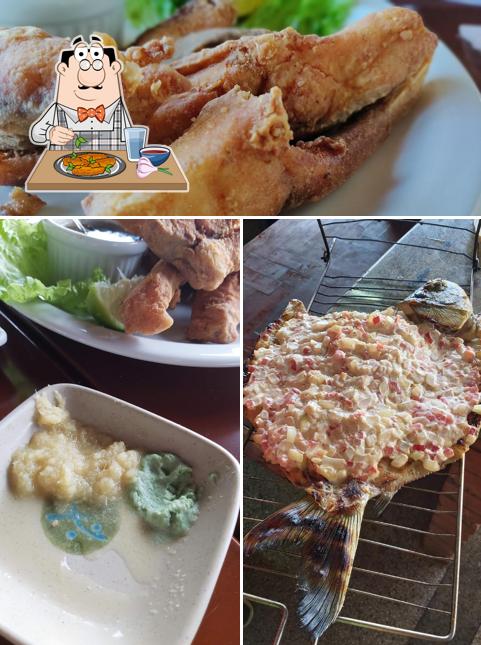 Asas de frango em Pesqueiro Ishikawa