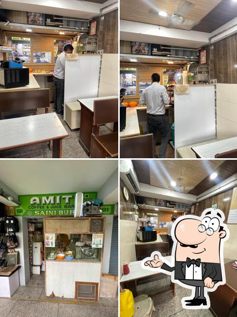 The interior of Saini Burger