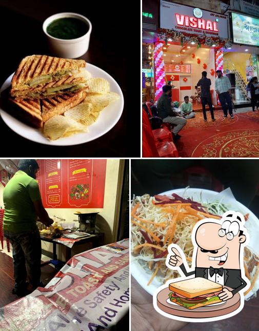 Have a sandwich at Vishal CHOCOLATE TOAST SANDWICHES