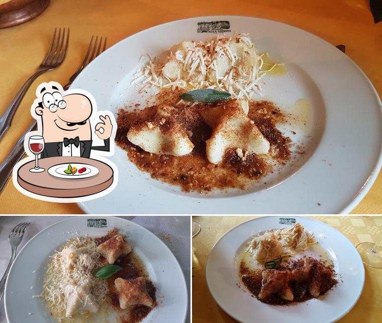 Platti al Trattoria Alla Vedova