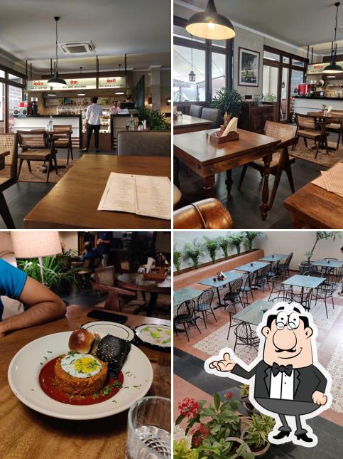 Take a seat at one of the tables at Akuri