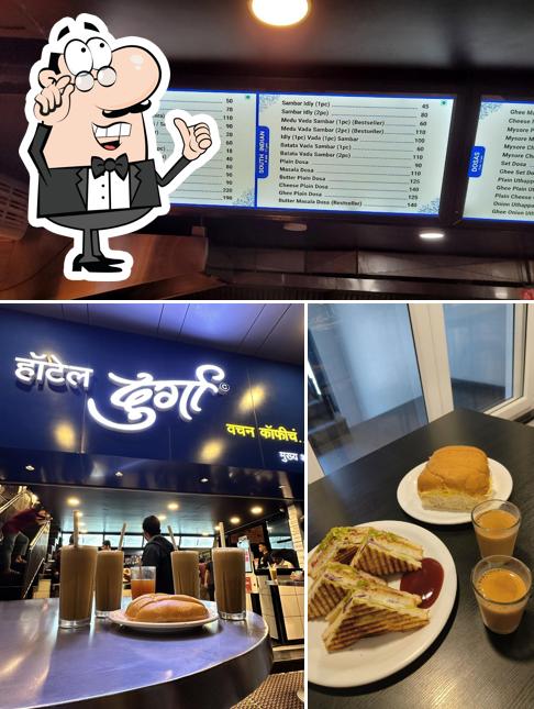 The interior of Hotel Durga हॉटेल दुर्गा Fast Food Pure Veg Restaurant Best Cafe in Nashik