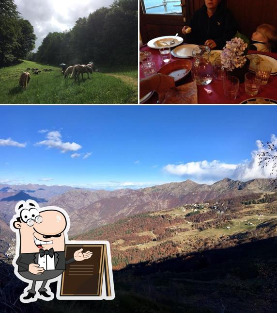 Questa è la foto che mostra la esterno e cibo di La Casera Bianca