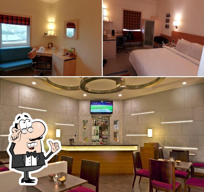 The interior of Nirwana Hometel Jaipur