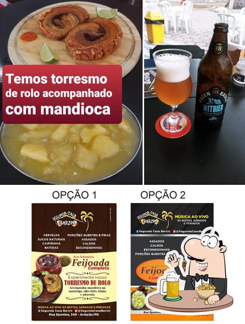 Peça uma tulipa de cerveja leve ou escura