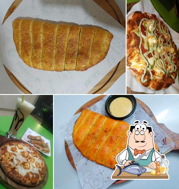 Grilled salmon at The Momos Junction And Cafe