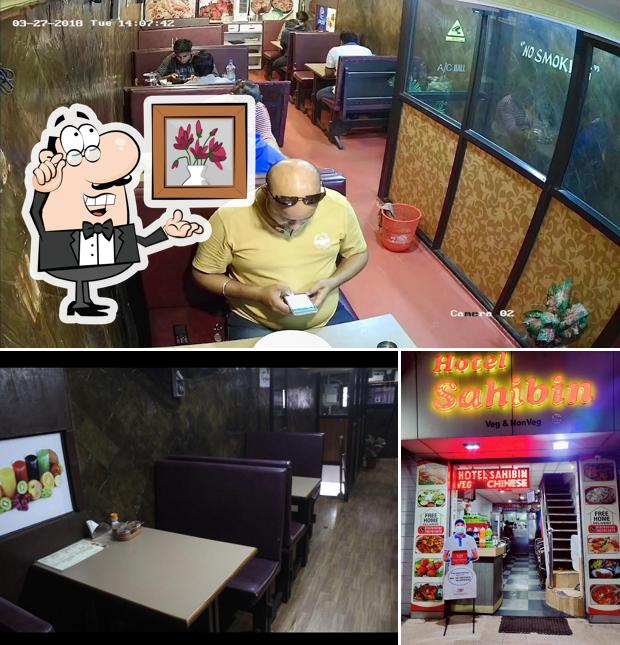 The interior of Hotel Sahibin