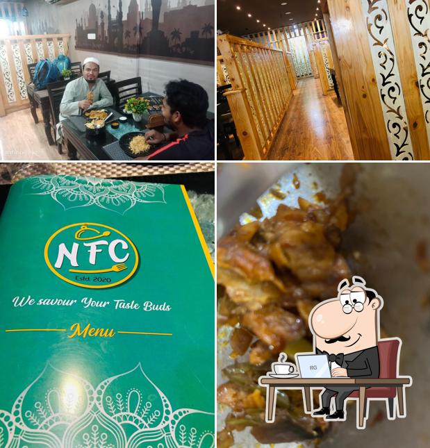 The interior of NFC RESTAURANT