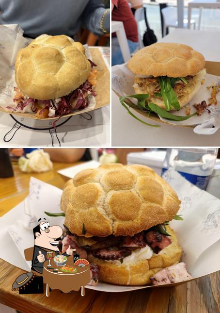 Panino con maiale stirato al Vistamare